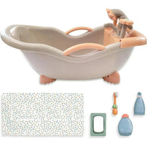 JC Toys - Baby Doll Real Working Bath Set, Ages 2+, Earth Tone Colors Image 1