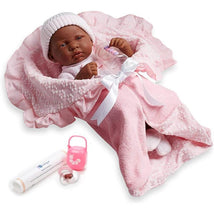 JC Toys - Newborn Soft Body Boutique Baby Doll, 15.5-Inch, African American Image 1