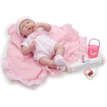 JC Toys - Newborn Soft Body Boutique Baby Doll, 15.5-Inch, Pink Image 1