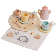 JC Toys - Real Wood 12 Piece Tea Party Set, Parfait Collection, Ages 3+, Twiggly Toys Image 1