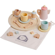 JC Toys - Real Wood 12 Piece Tea Party Set, Parfait Collection, Ages 3+, Twiggly Toys  Image 1