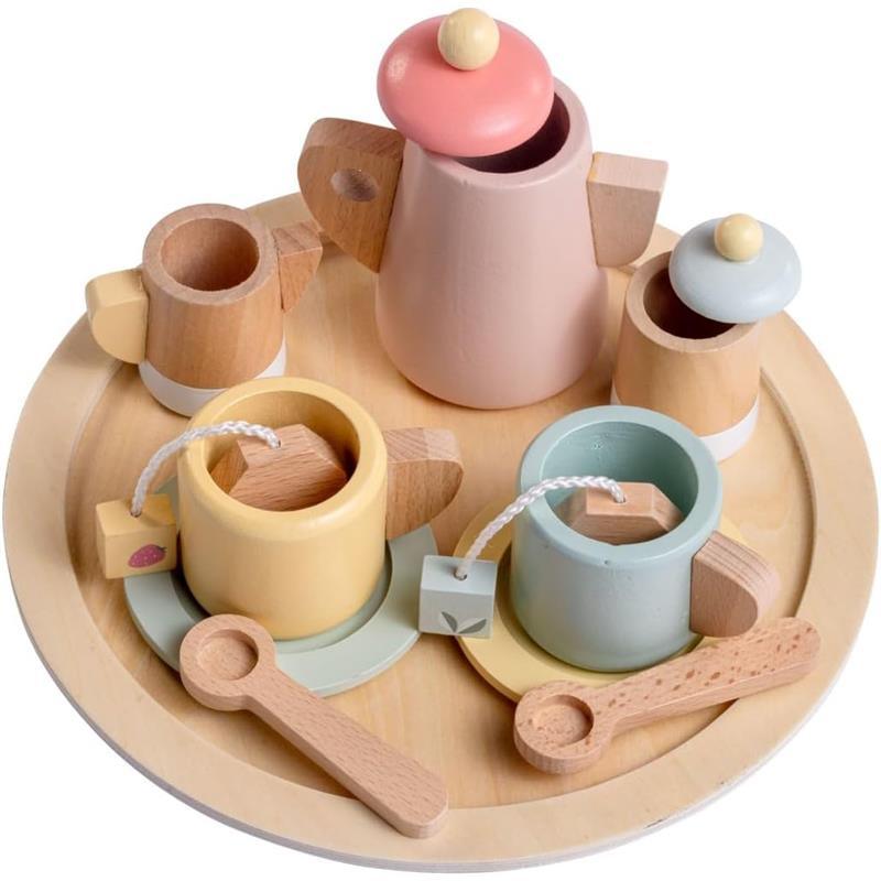 JC Toys - Real Wood 12 Piece Tea Party Set, Parfait Collection, Ages 3+, Twiggly Toys  Image 5