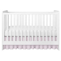 Jlika - Ruffled Crib Skirt For Baby Bed, Pink Image 1