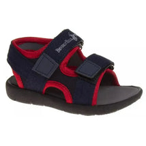 Josmo - Baby Boy Polo Sandal, Black/Red Image 1