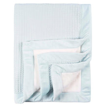 Just Born - 1Pk Blanket Baby Boy Blue Leaf Image 1