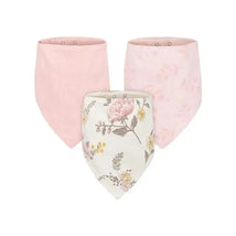 Just Born - 3Pk Baby Girl Bib One Size, Vintage Floral Image 1