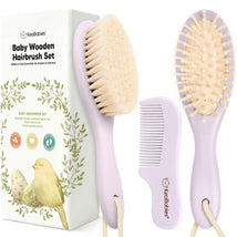 Keababies - Hair Brush & Comb Set, Thistle Image 1
