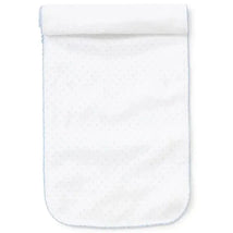 Kissy Kissy - Baby Boy Dots Print Burp Cloth, White/Light Blue Image 1