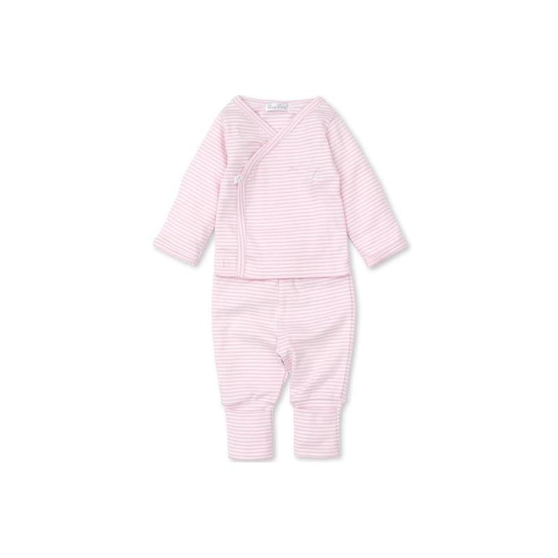Kissy Pointelle Blue Cross Tee and Pant Set