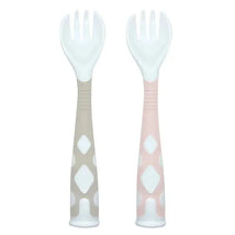 Kushies - Silibend Fork 2 Pack Sand and Pink Image 1