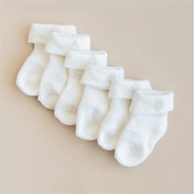 Kyte Baby 3Pk Socks In Cloud Image 1