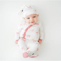 Kyte Baby - Baby Girl Take Me Home Set With Cap In Bow Image 1