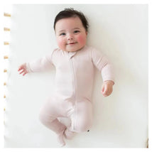 Kyte Baby - Baby Zippered Footie In Blush Image 1
