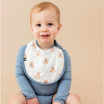 Kyte Baby Cushy Bib In Teddy Bear Image 1