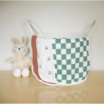La Petite Ourse - 3Pk Burp Cloth Cherries Image 1