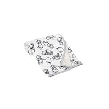 Lambs & Ivy Black & White Winnie The Pooh Baby Blanket Image 1