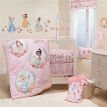 Lambs & Ivy - 3Pk Disney Princesses Nursery Baby Crib Bedding Set Image 1