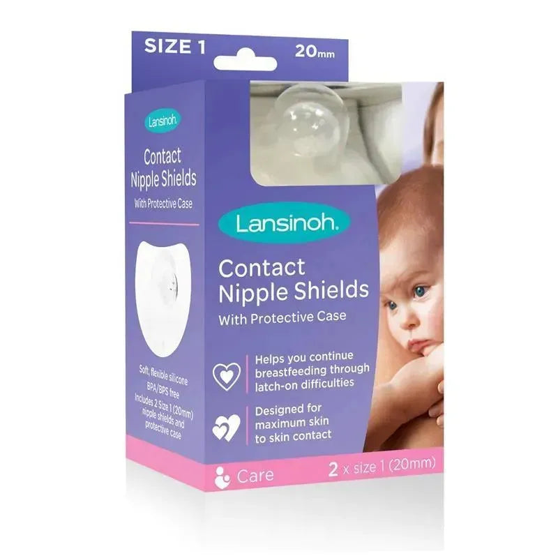 Lansinoh - 2Pk Contact Nipple Shield 20mm Lansinoh - 2Pk Contact Nipple Shield 20mm