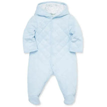 Little Me - Baby Boy Blue Wonder Quilted Pram Image 1