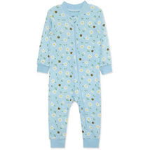 Little Me - Baby Boy Daisy Zip Front Pajama Image 1