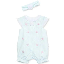 Little Me - Baby Girl Butterfly Romper & Headband Image 1