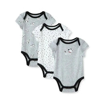 Little Me - Dalmatian 3Pk Bodysuits, Gray Image 1