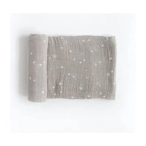 Little Unicorn - Cotton Muslin Swaddle Single, Snow Flurries Image 1