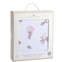 Living Textiles - Cotton Jersey Fitted Sheet, Mushroom House Image 1