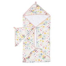 Loulou Lollipop - Hooded Towel Set, Shell Floral Image 1