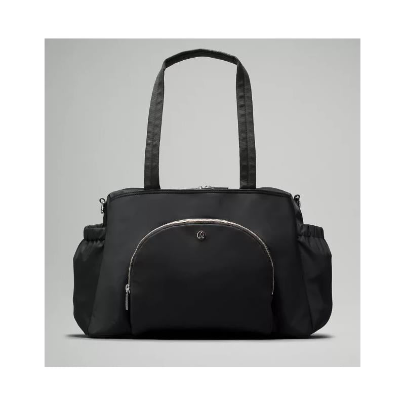 Lululemon - New Parent Tote Bag 20L, Black/Silver Drop Lululemon - New Parent Tote Bag 20L, Black/Silver Drop