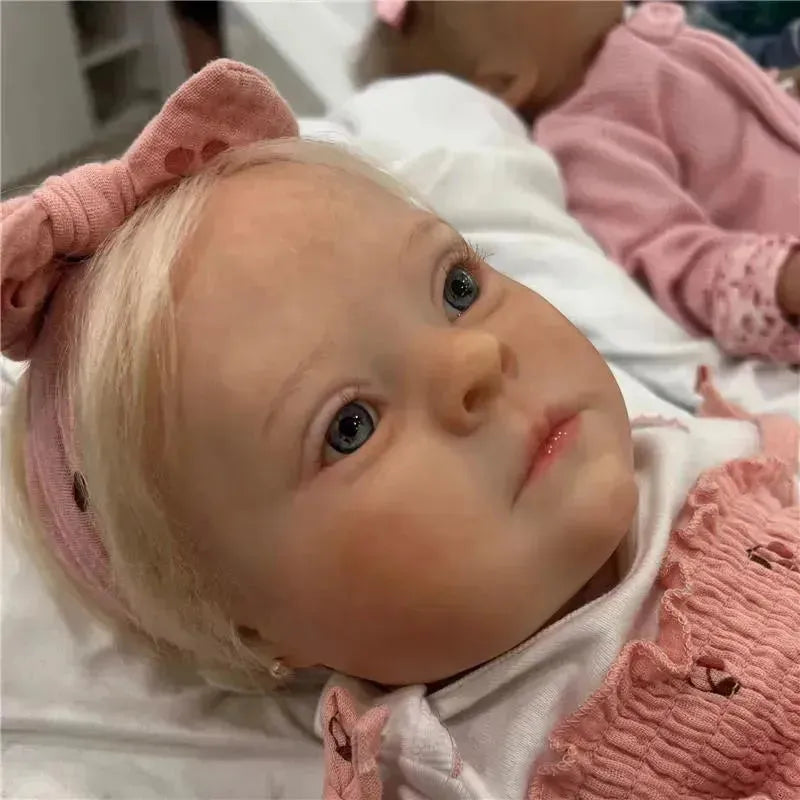 Reborn Baby Doll White Vinyl, Down's Syndrome - Main Image