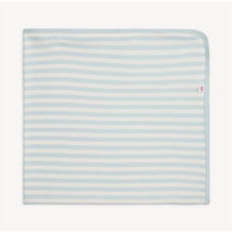 Magnetic Me - Baby Blue Stripe Organic Cotton Blanket One Size Image 1