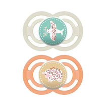 MAM 2-Pack Perfect Pacifier 6M+ - Pink/Purple Image 1