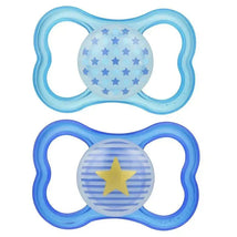 Mam - 2Pk Air Night Orthodontic Pacifier Boy, 6/16M Image 1