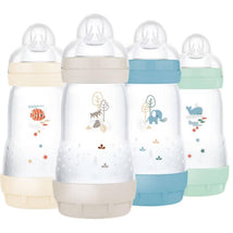Mam - Anti-Colic Baby Bottles 9 Oz Medium Flow, ASSORTED COLORS Image 1