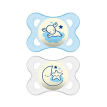 Mam Boys' Night Pacifiers, 0-6M Image 1