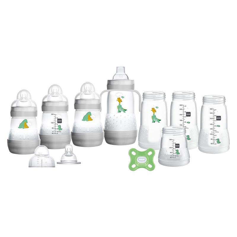 Mam Baby Bottle and Pacifier Matte Gift Set, Unisex, 10 Pack
