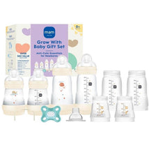 Mam - 15Pk Grow with Baby Gift Set Anti-Colic Bottles & Silicone Nipples SkinSoft Image 1