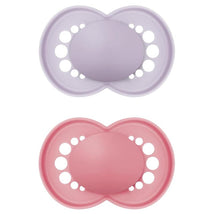 Mam - 2Pk Original Matte Baby Pacifiers Girl,16M+ Image 1