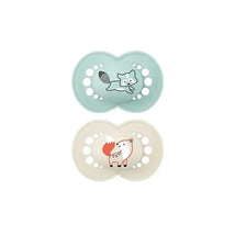 Mam Original Matte Baby Pacifier 2 Pack Mint & Beige Image 1