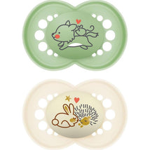 Mam - 2Pk Pacifier Matte Deco Boy Unisex, 16M+ Image 1