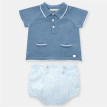 Martin Aranda- 2Pk Short Set Polo & Bloomer Noto, Blue Francia Image 1