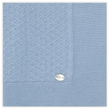 Martin Aranda - Baby Blanket Knit Montefioralle One Size Celeste Bebé Image 1