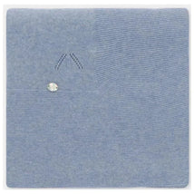 Martin Aranda - Baby Blanket Knit Nel Blu 40'X40', Ocean Blue Image 1