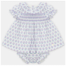 Martin Aranda - Baby Set Dress & Bloomer Woven Fabric Fiesole, Lavanda Image 1