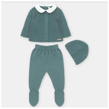 Martin Aranda - Take Me Home Set Sweater, Leggings & Pullon Hat Blue Grey Image 1