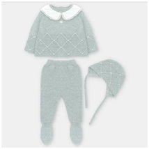 Martin Aranda - Take Me Home Sweater, Leggings & Bonnet Knit York Dusty Rose Image 1