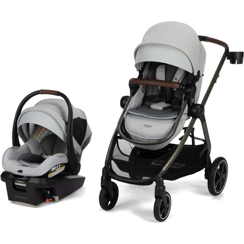 Maxi-Cosi Zelia Luxe Travel System, Arctic Frost