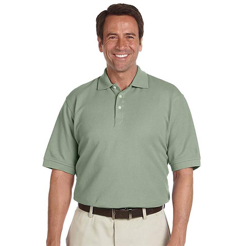 Men's Short Sleeve Polo Shirt Green (Adult)