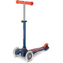 Micro Kickboard Mini Deluxe LED Scooter - Navy Blue Image 1